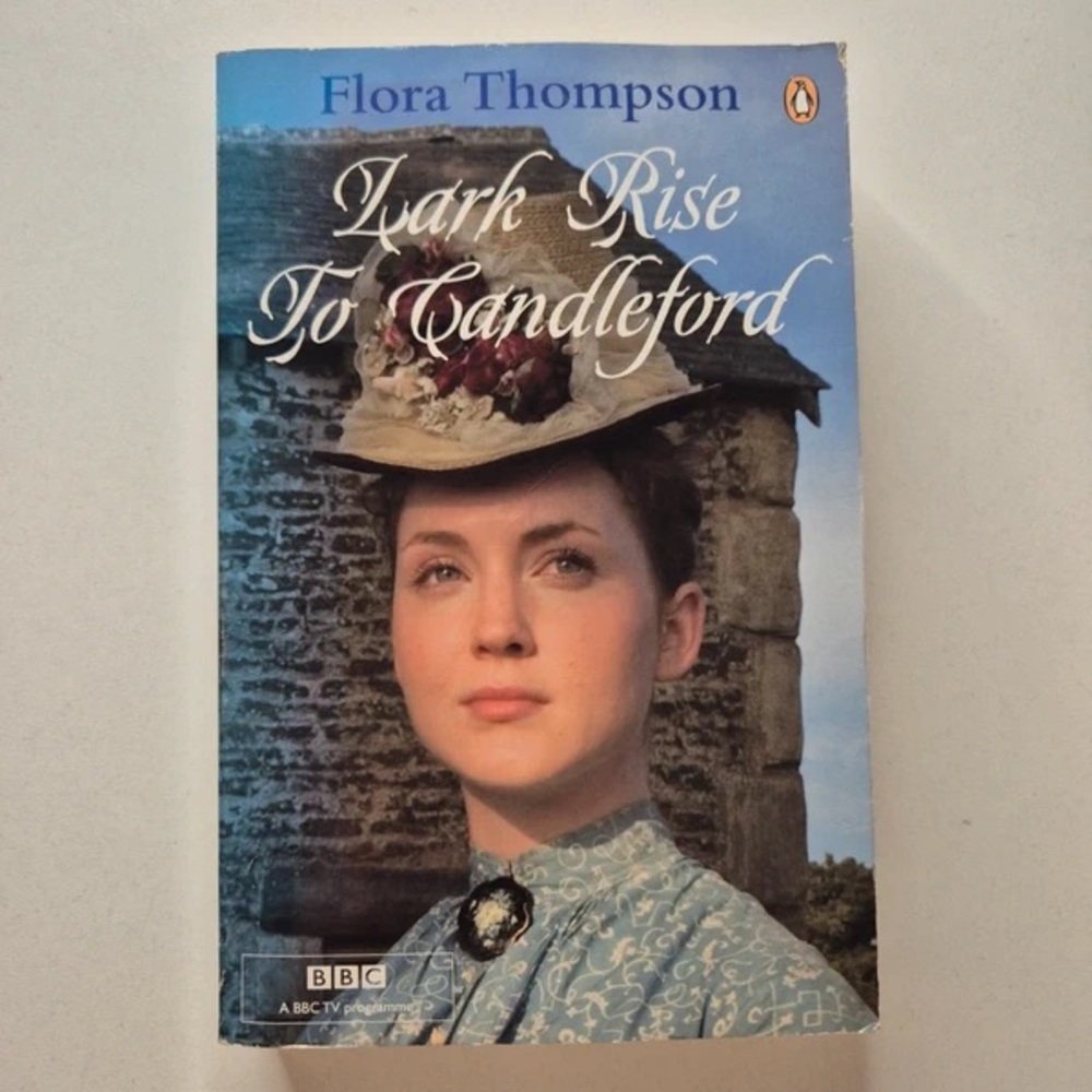 Original Penguin Book Cover Art in Blue and Cream